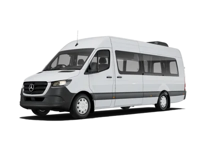 19 Seater Mercedes Sprinter rental shuttle for 19 people